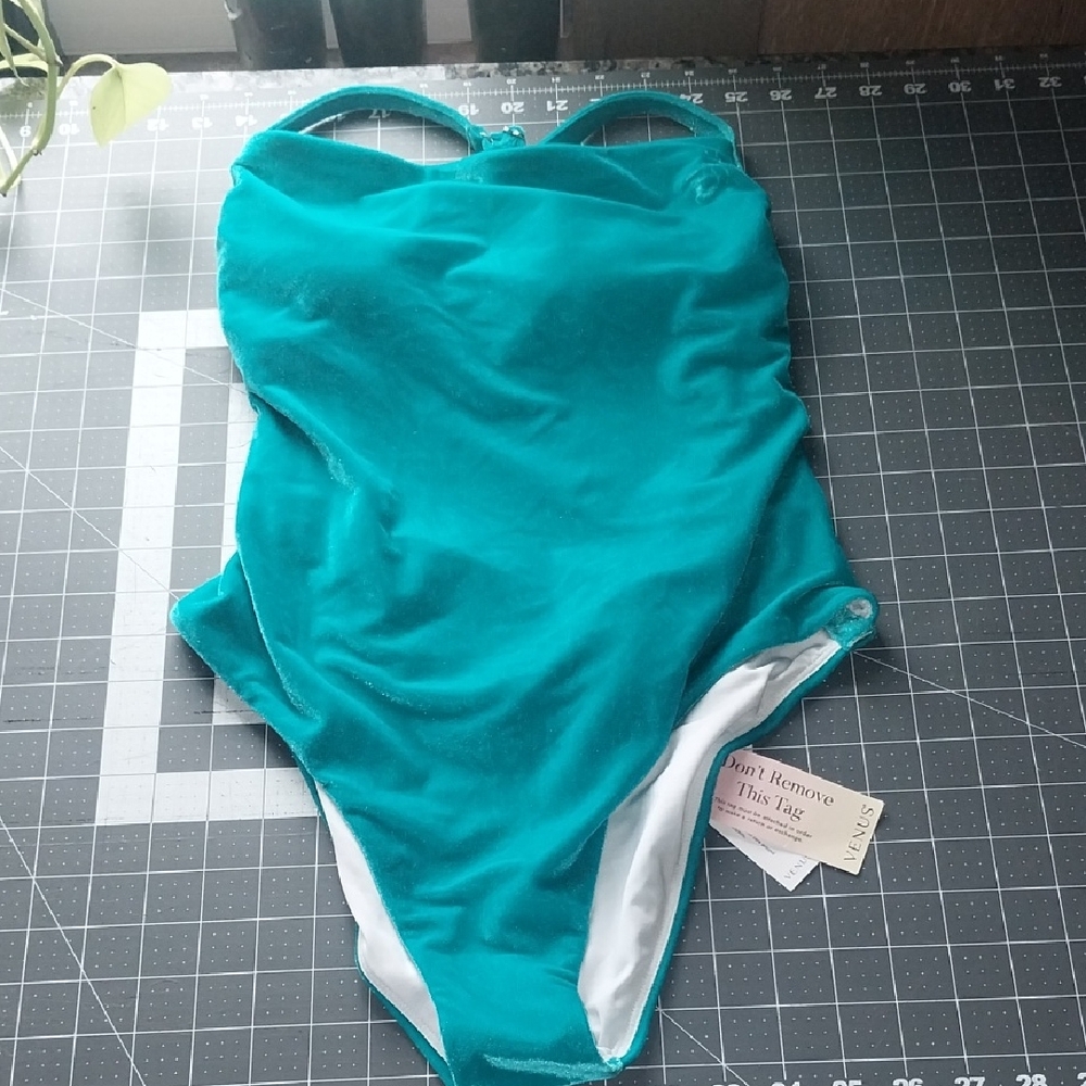 VENUS Teal One-Piece Girls Swimsuit